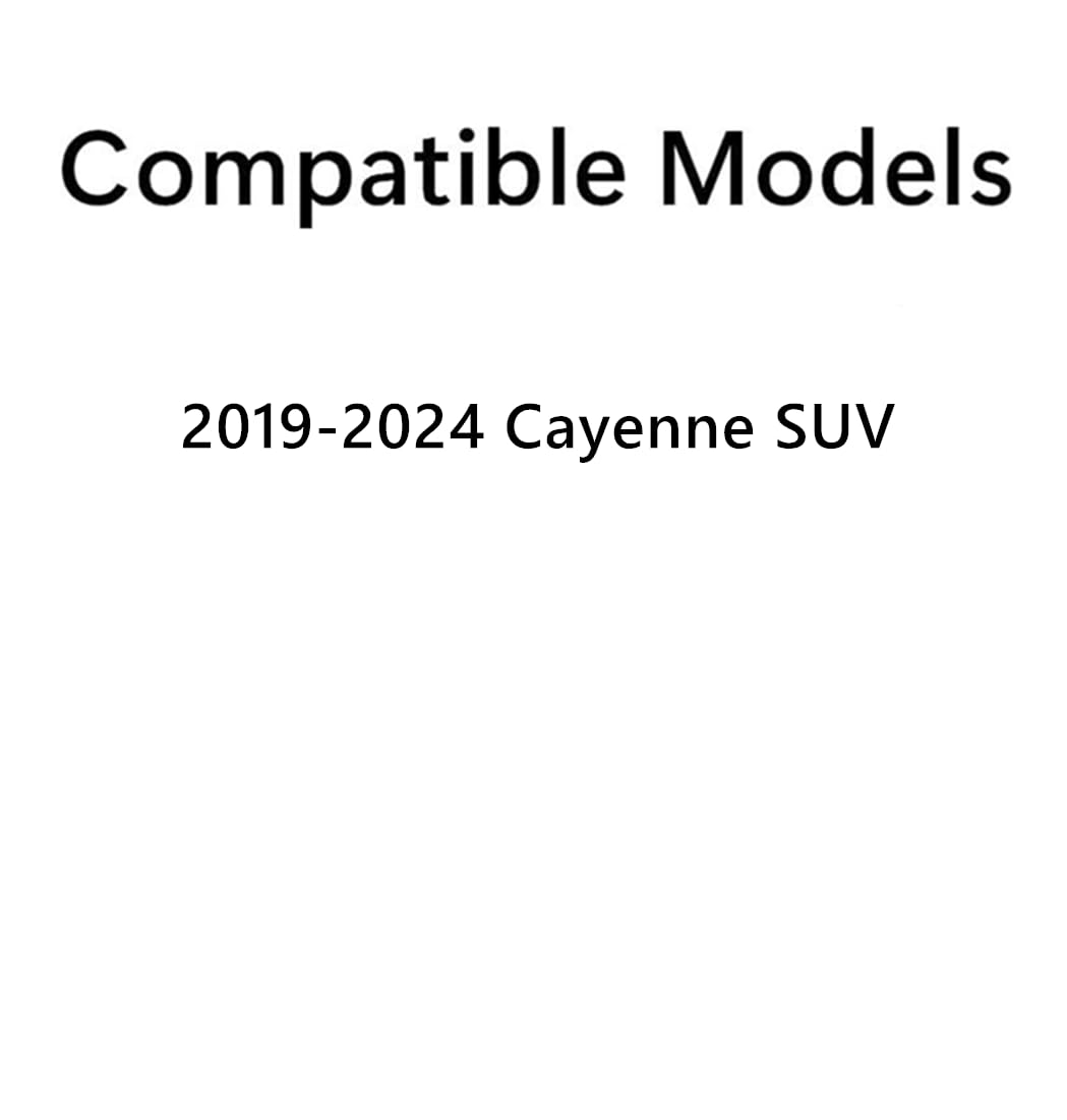 Tempered Passenger Right Side Rear Door Window Glass Compatible with Porsche Cayenne SUV 2019-2024 Models (Not For Coupe)