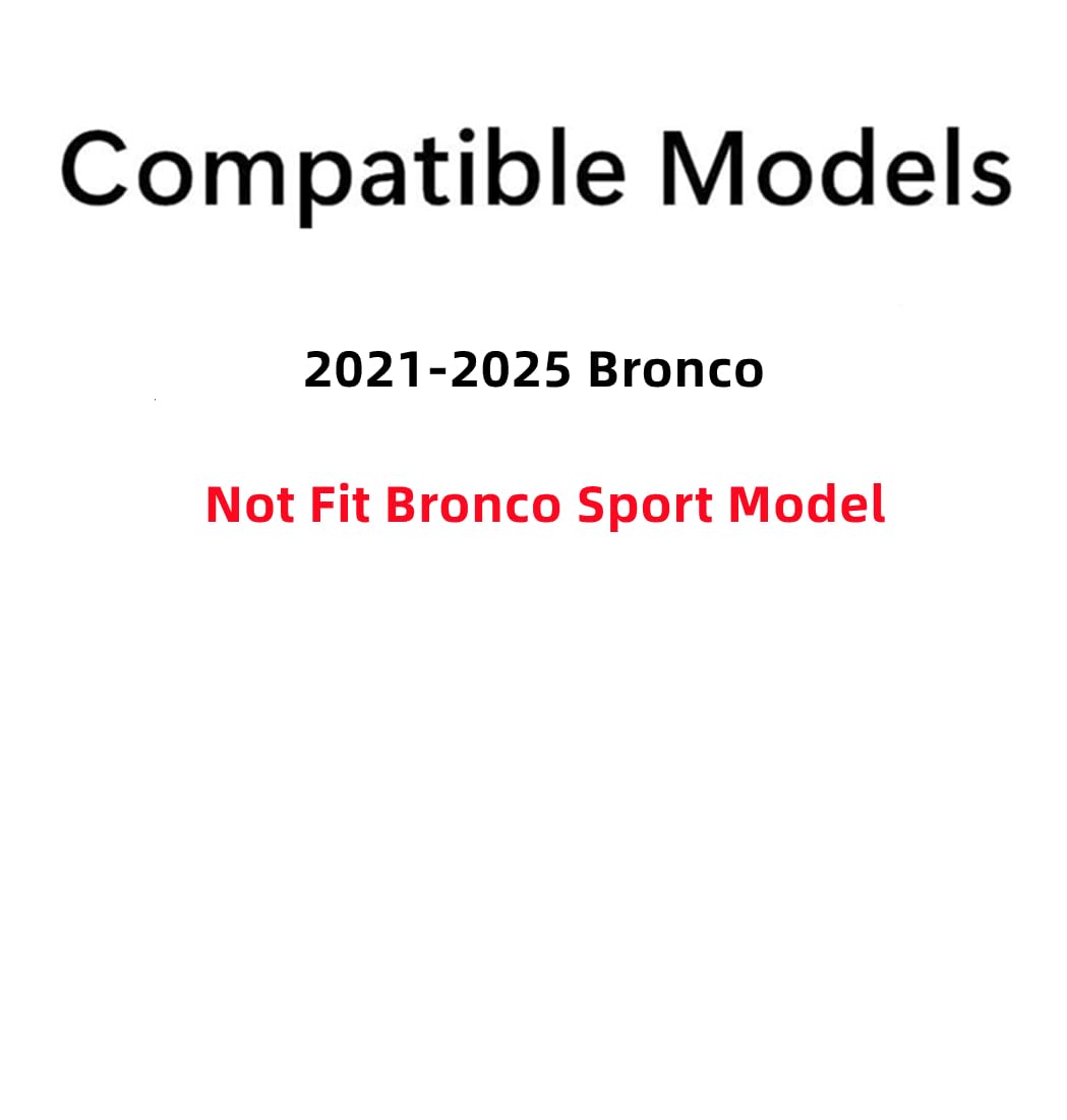 Tempered Heated Rear Back Window Back Glass Compatible with Ford Bronco 2021-2025 Models (Not For Bronco Sport)