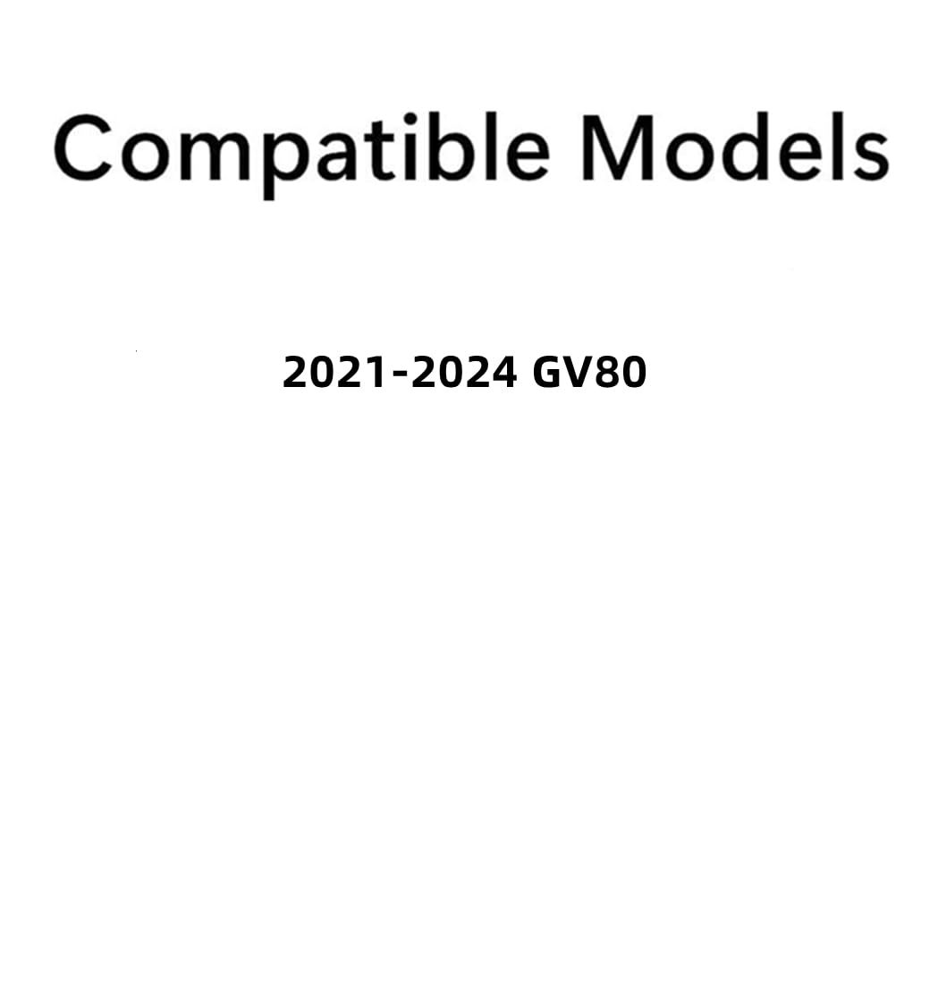 Tempered Driver Left Side Rear Door Window Door Glass Compatible with Genesis GV80 2021-2024 Models