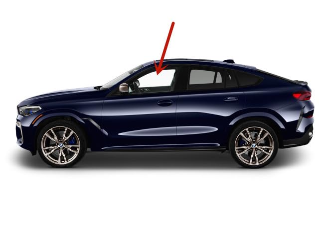 Laminated Driver Left Side Front Door Window Door Glass Compatible with BMW X6 2020-2025 Models