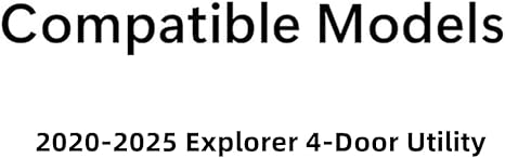 Driver Left Side Quarter Window Quarter Glass Compatible with Ford Explorer 2020-2025 Models