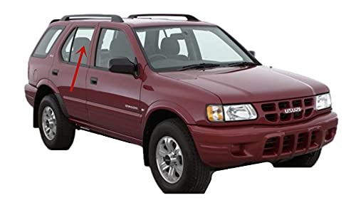 Passenger Right Side Rear Door Window Door Glass Compatible with Isuzu Rodeo 1998-2004 Models/Honda Passport 1998-2002 Models