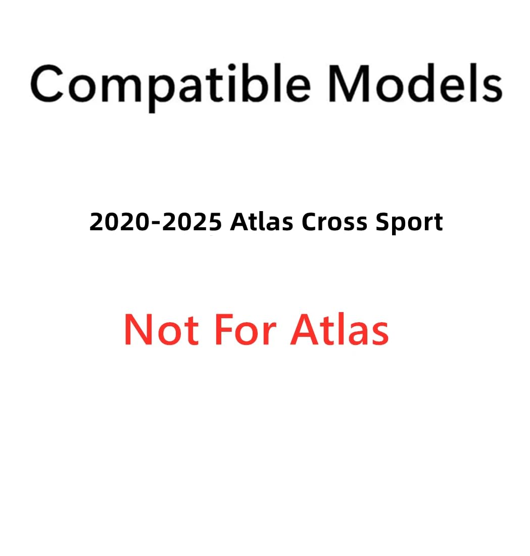 Tempered Driver Left Side Rear Door Window Door Glass Compatible with Volkswagen Atlas Cross Sport 2020-2025 Models