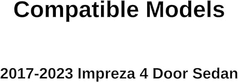 Back Window Heated Glass Compatible with Subaru Impreza 4 Door Sedan 2017-2023 Models