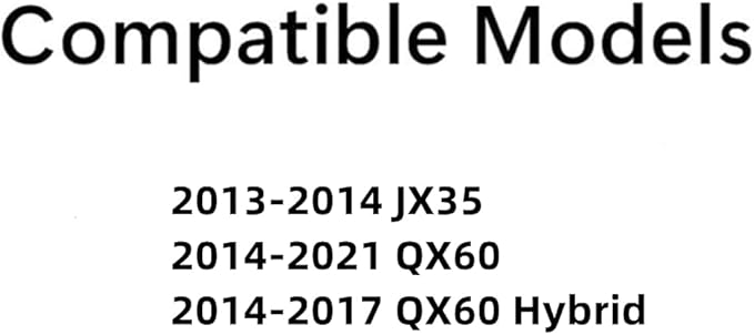 Passenger Right Side Rear Door Window Door Glass Compatible with Infiniti QX60 2014-2021 / JX35 2013-2014 Models