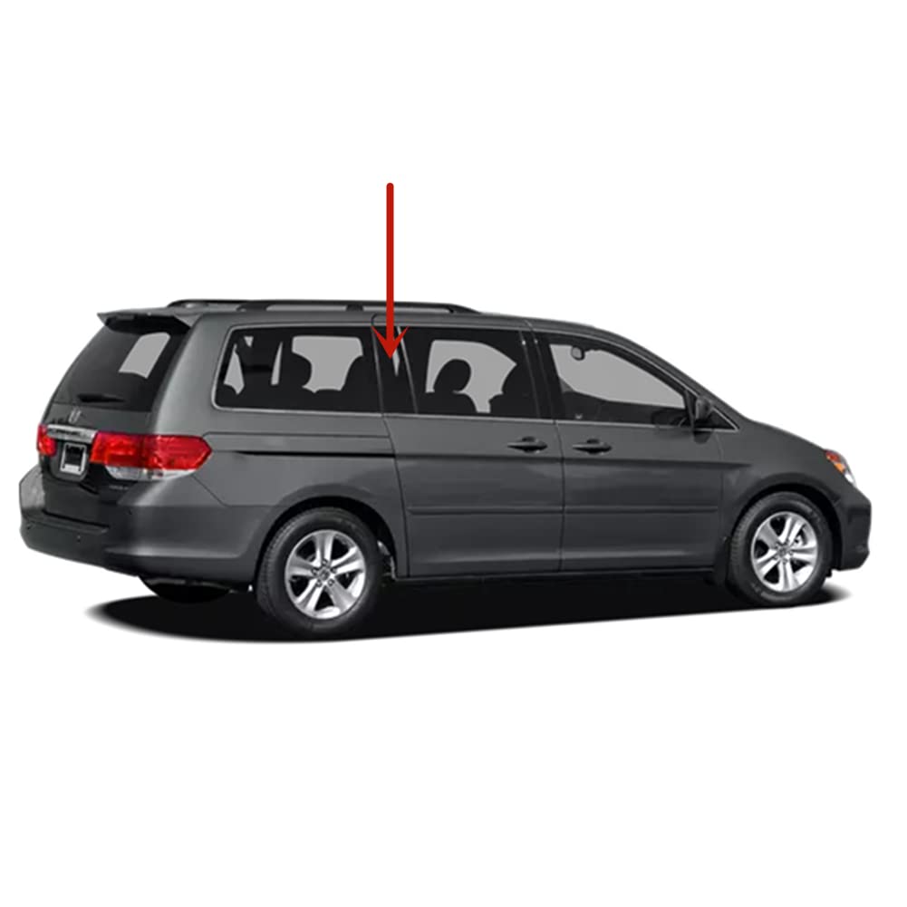 Passenger Right Rear Vent Window Vent Glass Compatible with Honda Odyssey 2005-2010 Models
