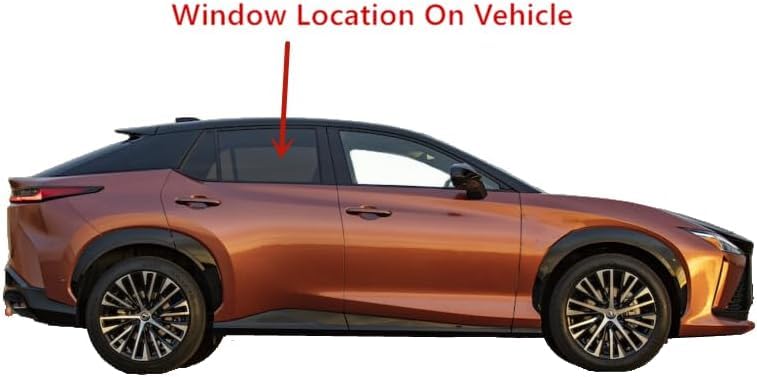 Laminated Passenger Right Side Rear Door Window Door Glass Compatible with Lexus RZ300e RZ450e 2023-2025 Models