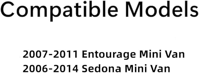 Driver Left Side Rear Sliding Cargo Door Window Door Glass Compatible with Kia Sedona 2006-2014 Models/Hyundai Entourage 2007-2011 Models