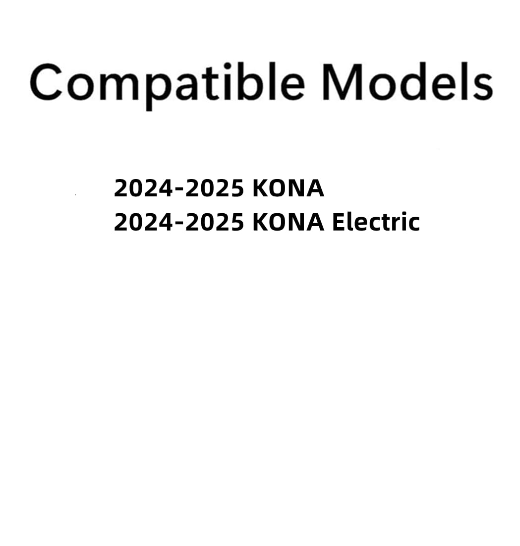 Tempered Driver Left Side Rear Door Window Door Glass Compatible with Hyundai Kona / Kona Electric 2024-2025 Models