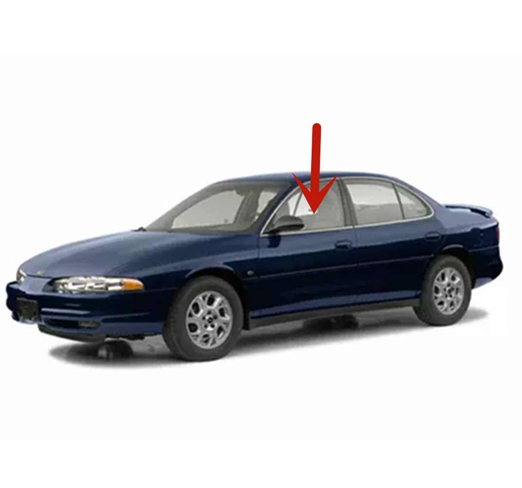 Driver Left Side Front Door Window Door Glass Compatible with Oldsmobile Intrigue 4 Door Sedan 1998-2002 Models