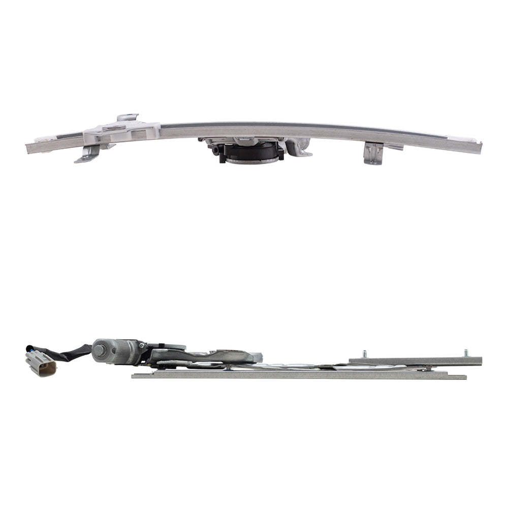 Front and Rear Driver Left Passenger Right Power Window Regulator 4 Piece Set with Motor Compatible with 2013-2019 Nissan Sentra