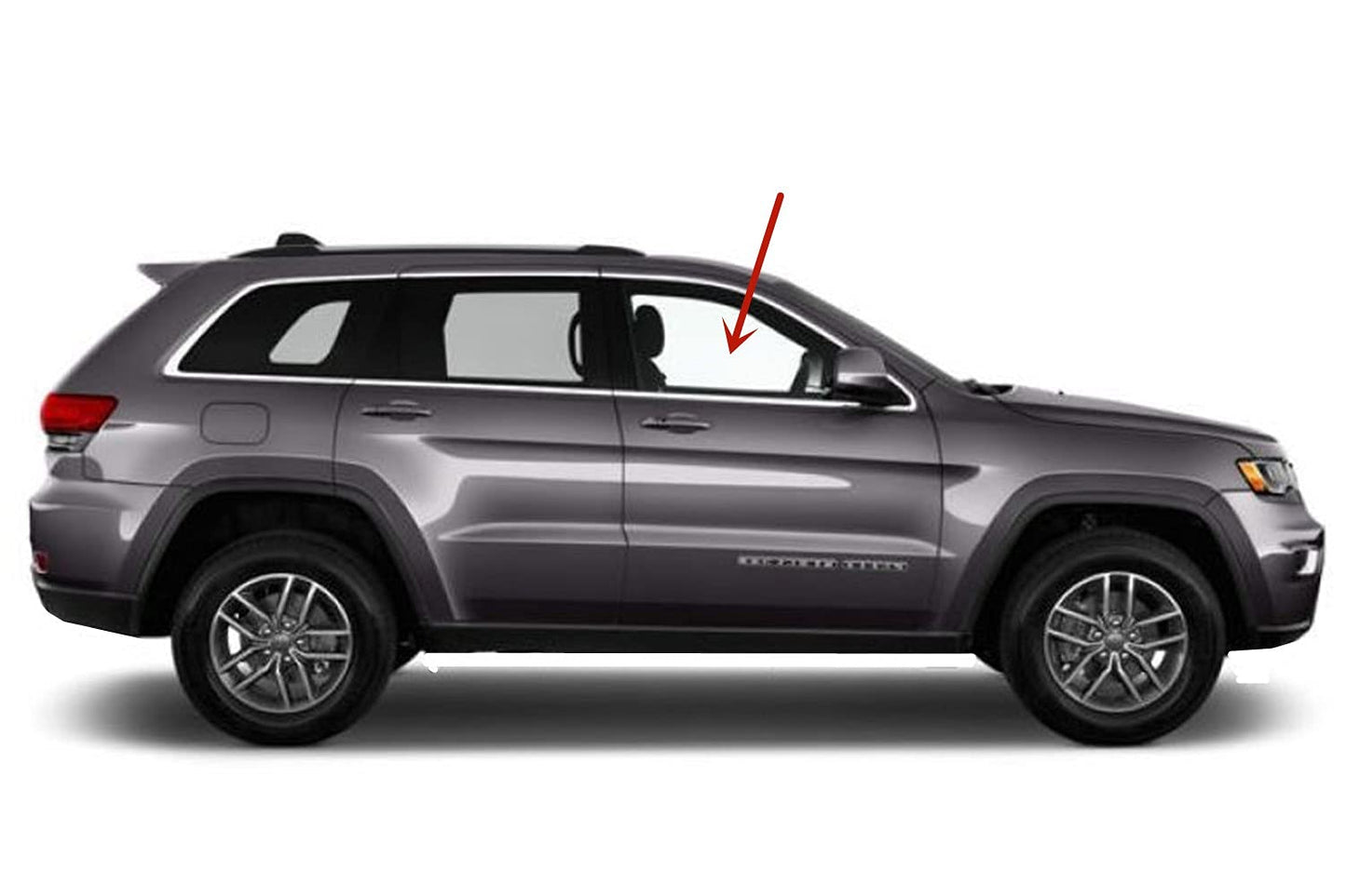 Tempered Passenger Right Side Front Door Window Glass Compatible with Dodge Dodge Durango 2011-2025/Jeep Grand Cherokee 2011-2021/ Grand Cherokee WK 2022 Models (Not For Cherokee, or Grand Cherokee L)