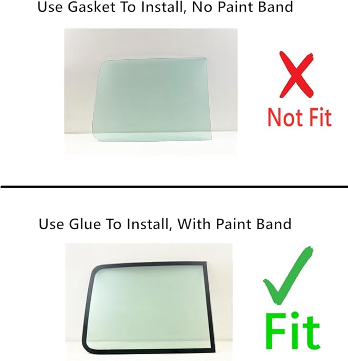 Laminated Passenger Right Side Front Windshield Window Glass Compatible with Western Star Constellation Series Conventional Cab 2001-2022 Models