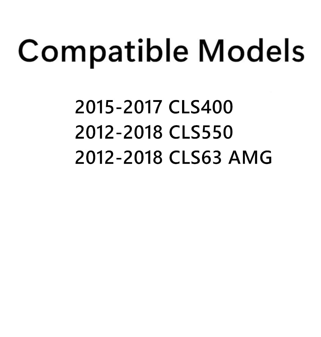 Tempered Passenger Right Side Front Door Window Door Glass Compatible with Mercedes Benz CLS400 / CLS550 / CLS63AMG / 2012-2018 Models