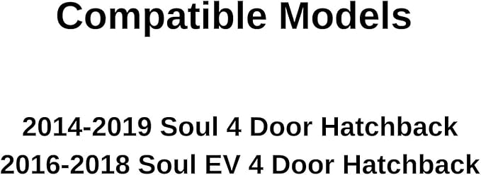 Heated Back Tailgate Window Back Glass Compatible with Kia Soul 2014-2019 Models/Kia Soul EV 2016-2018 Models