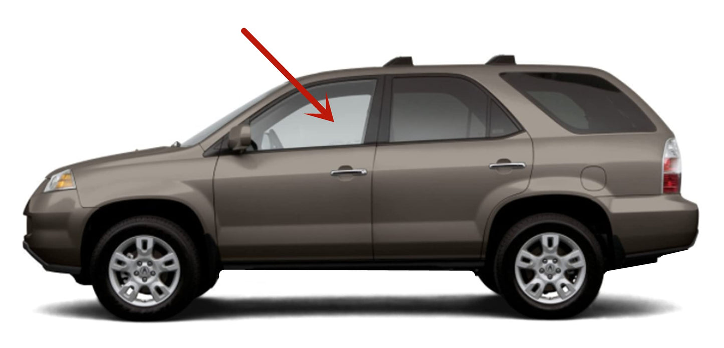 Driver Left Side Front Door Window Door Glass Compatible with Acura MDX 2001-2006 Models