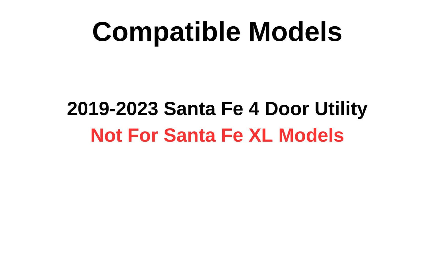 Tempered Driver Left Side Front Door Window Door Glass Compatible with Hyundai Santa Fe 2019-2023 Models