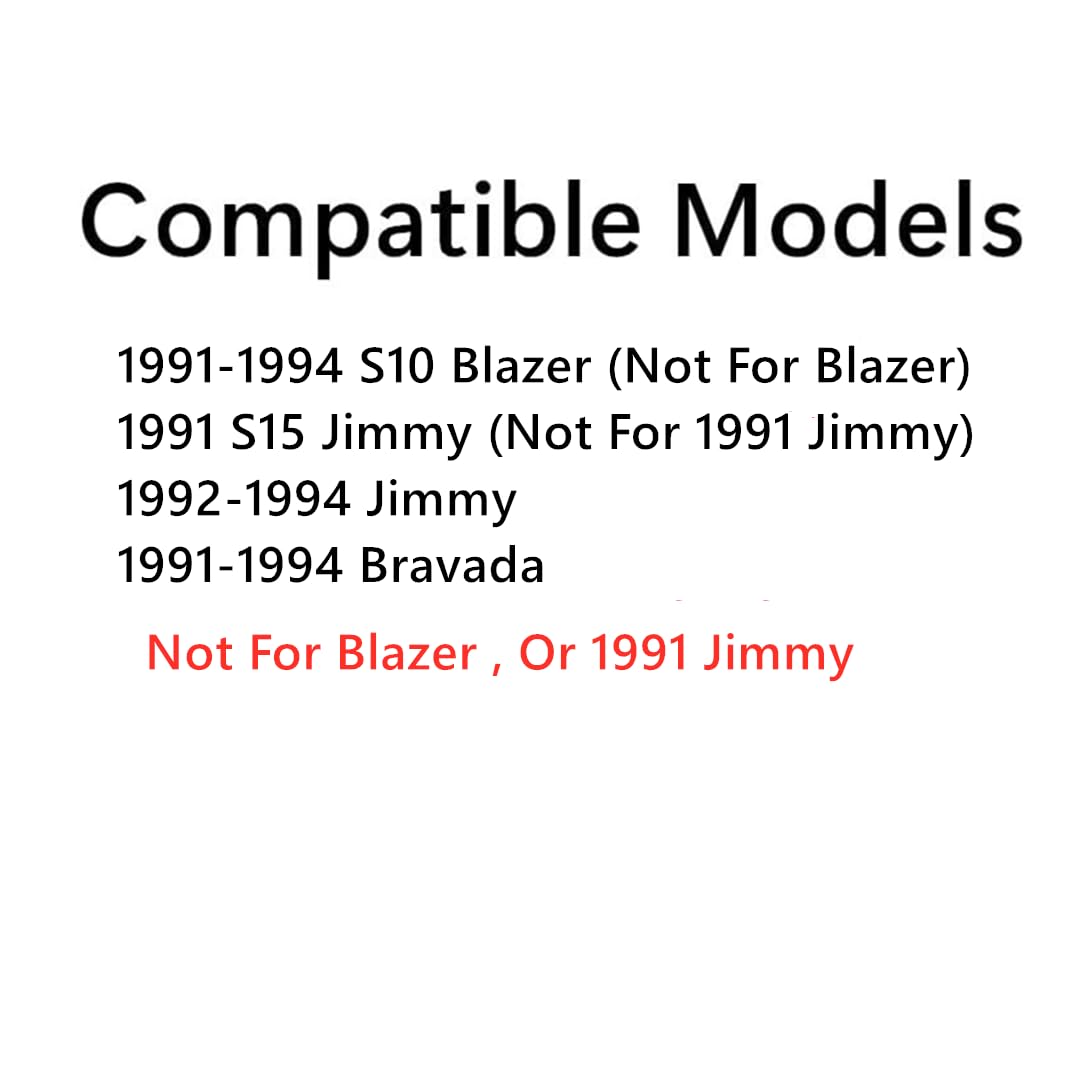 Privacy With Wiper Hole Style Heated Back LiftGate Window Back Glass Compatible with Chevrolet S10 Blazer 1991-1994/GMC Jimmy 1992-1994/GMC S15 Jimmy 1991/Oldsmobile Bravada 1991-1994 Models