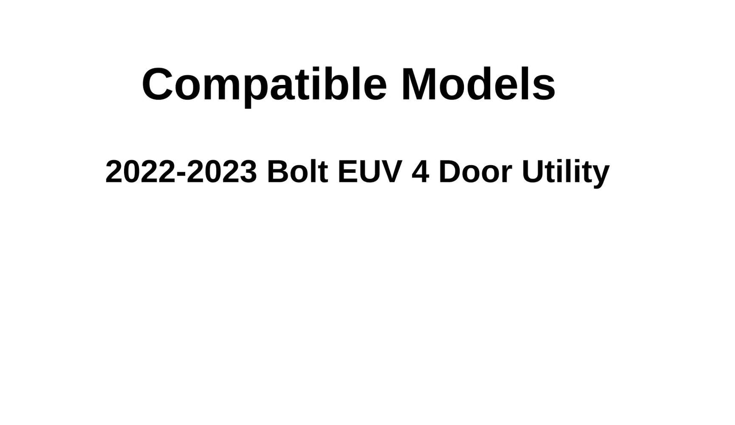 Heated Back Tailgate Liftgate Window Back Glass Compatible with Chevrolet Bolt EUV 2022-2023 Models (Not For Bolt EV)