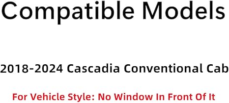 Driver Left Side Front Door Window Door Glass Compatible with Freightliner Cascadia 2018-2024 Models