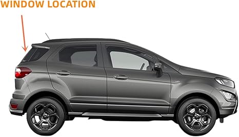 Heated Back Tailgate Window Back Glass Compatible with Ford EcoSport 2018-2023 Models