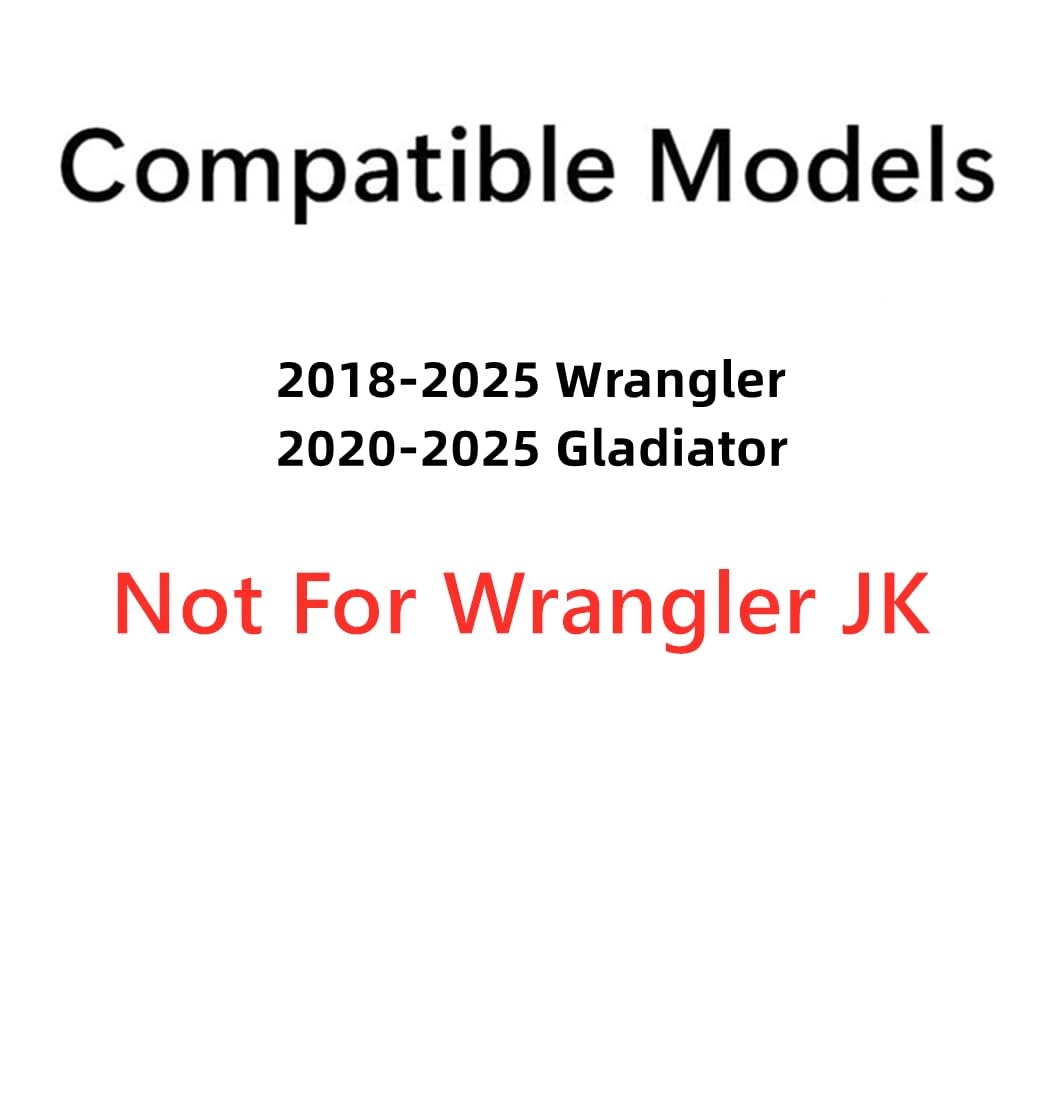 OEM Tempered Passenger Right Side Front Door Window Door Glass Compatible with Jeep Wrangler 2018-2025 / Gladiator 2020-2025 Models