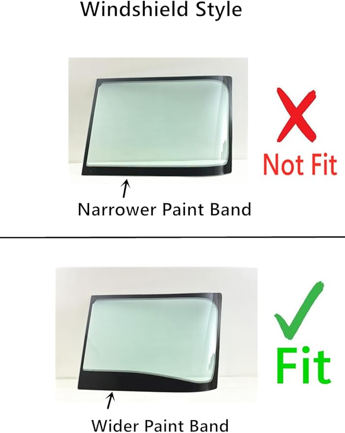 Laminated Driver Left Side Front Windshield Window Glass Compatible with Freightliner Coronado Columbia 122SD 2012-2022 Models