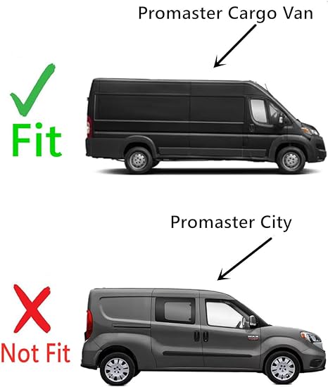 Passenger Right Side Front Door Window Door Glass Compatible with Ram Promaster 1500 2500 3500 Cargo Van 2014-2025 Models (Not For Promaster City Van)
