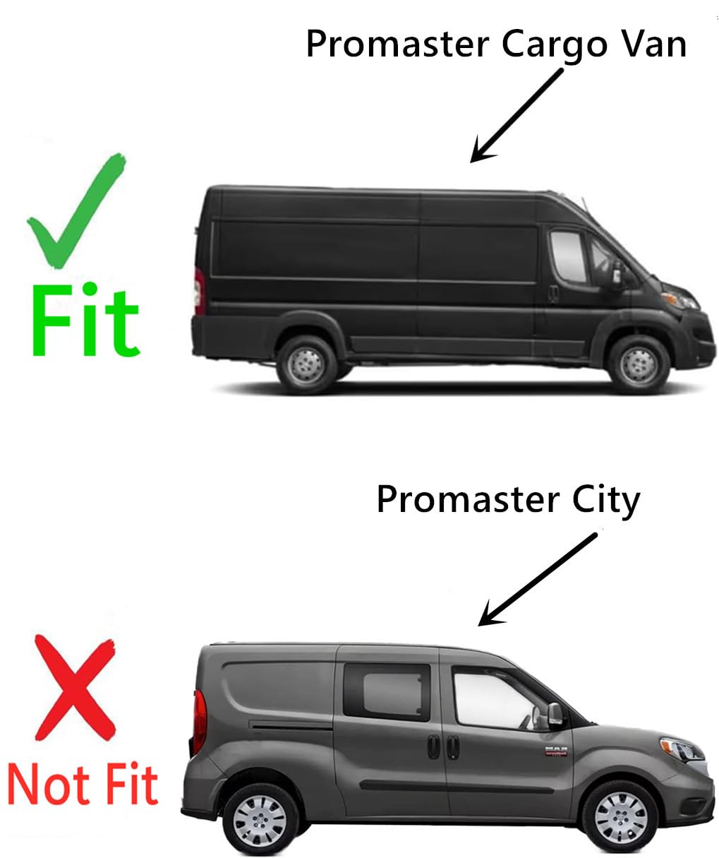 OEM Passenger Right Side Front Door Window Door Glass Compatible with Ram Promaster 1500 2500 3500 Cargo Van 2014-2025 Models (Not For Promaster City Van)