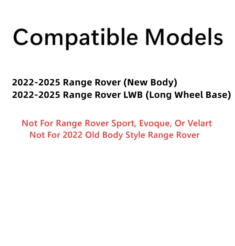 Heated Rear TailGate LiftGate Back Window Back Glass Compatible with Land Rover Range Rover (New) / Range Rover LWB (Long Wheel Base) 2022-2025 Models