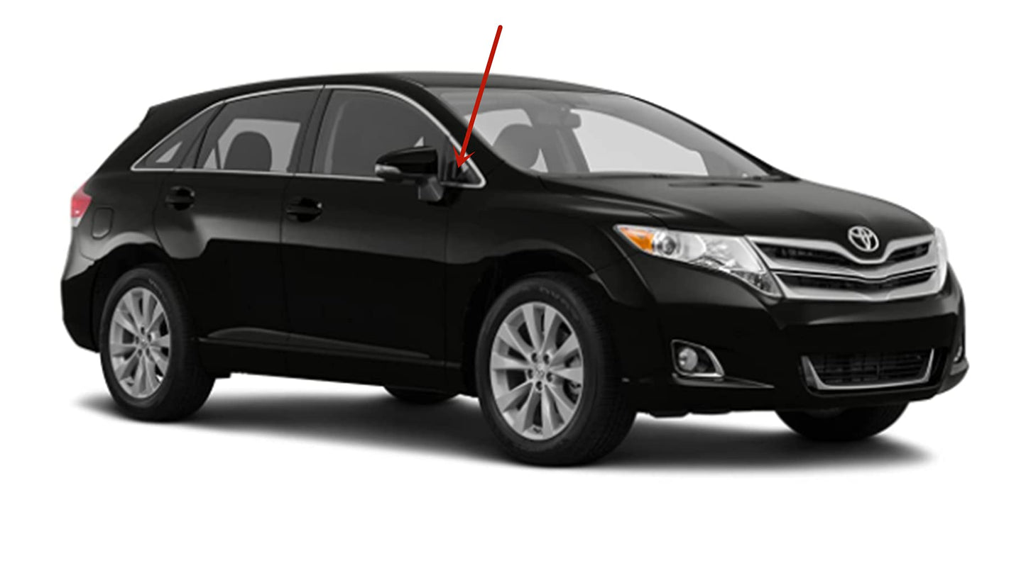 OEM Passenger Right Side Front Vent Window Vent Glass Compatible with Toyota Venza 2009-2016 Models