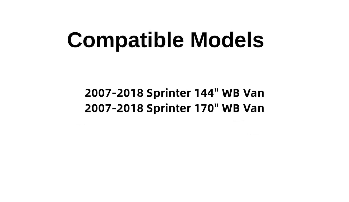 Privacy Driver Left Side Sliding/Stationary Door Window Door Glass Compatible with Freightliner Sprinter/Mercedes Benz Sprinter/Dodge Sprinter 144 & 170 WB Van 2007-2018 Models