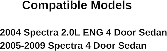 Heated Back Window Back Glass Compatible with Kia Spectra 2005-2009 / Spectra 2.0L 2004 4 Door Sedan Models