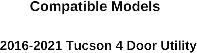 Chrome Moulding Style Passenger Right Side Rear Quarter Window Quarter Glass Compatible with Hyundai Tucson 2016-2021 Models