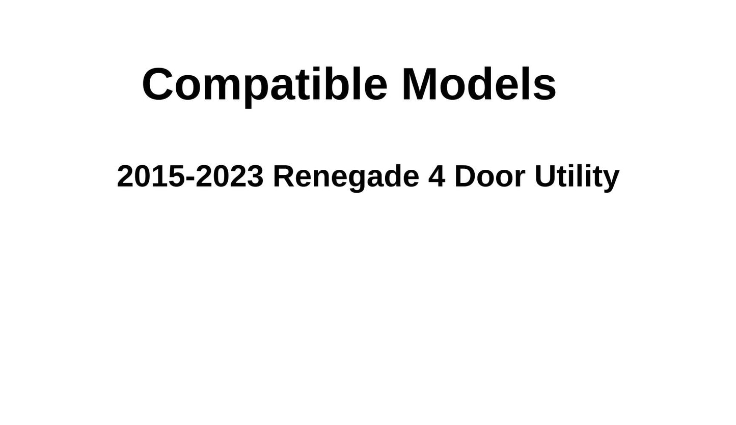 Passenger Right Side Front Door Window Door Glass Compatible with Jeep Renegade 2015-2023 Models