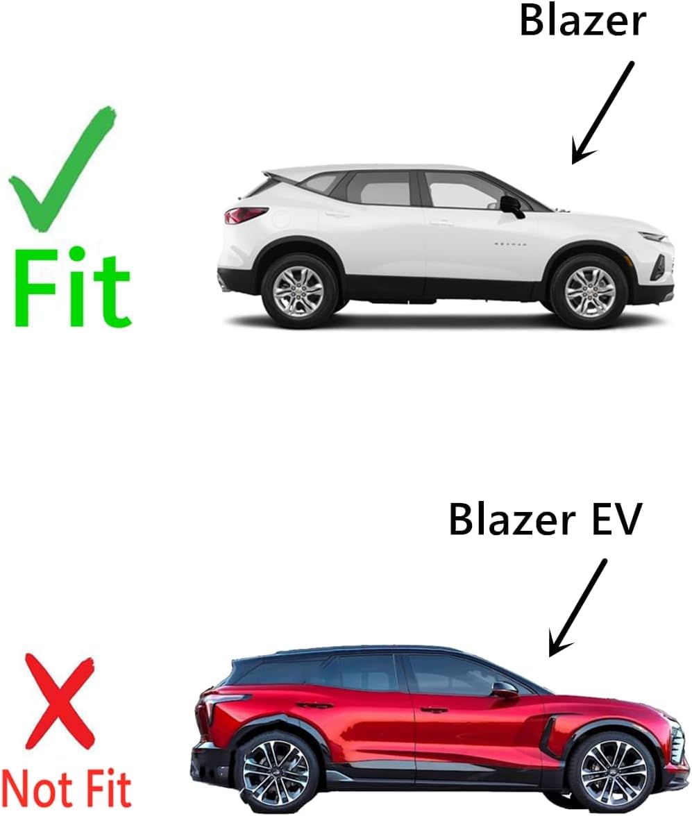 Passenger Right Side Front Door Window Door Glass Compatible with Chevrolet Blazer 2019-2025 Models (Not For Blazer EV)