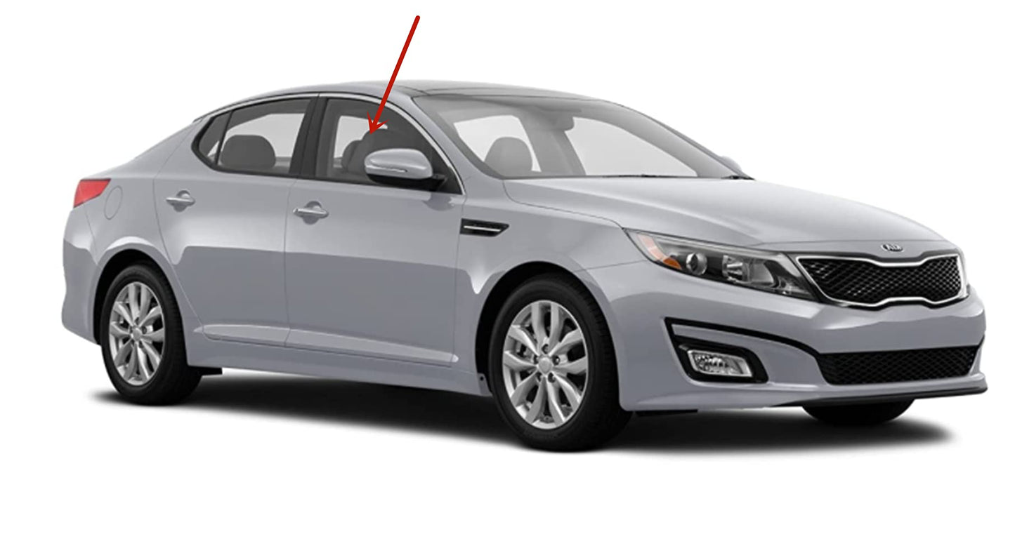 Passenger Right Side Front Door Window Door Glass Compatible with Kia Optima 4 Door Sedan 2016-2020 Models