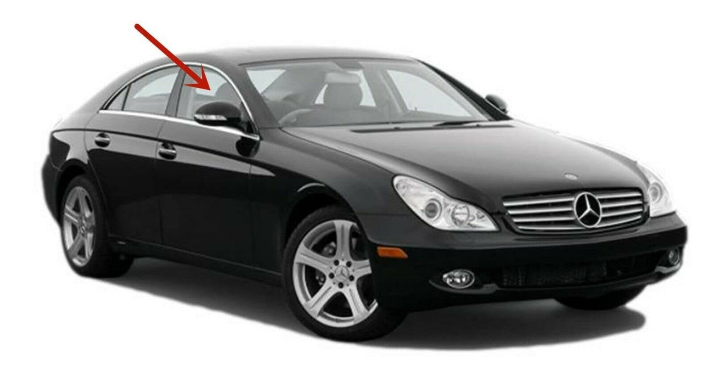 Passenger Right Side Front Door Window Door Glass Compatible with Mercedes Benz CLS500 / CLS550 / CLS55 AMG / CLS63 AMG 2006-2011 Models