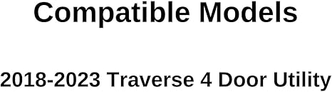 Driver Left Side Front Door Window Door Glass Compatible with Chevrolet Traverse 2018-2023 Models