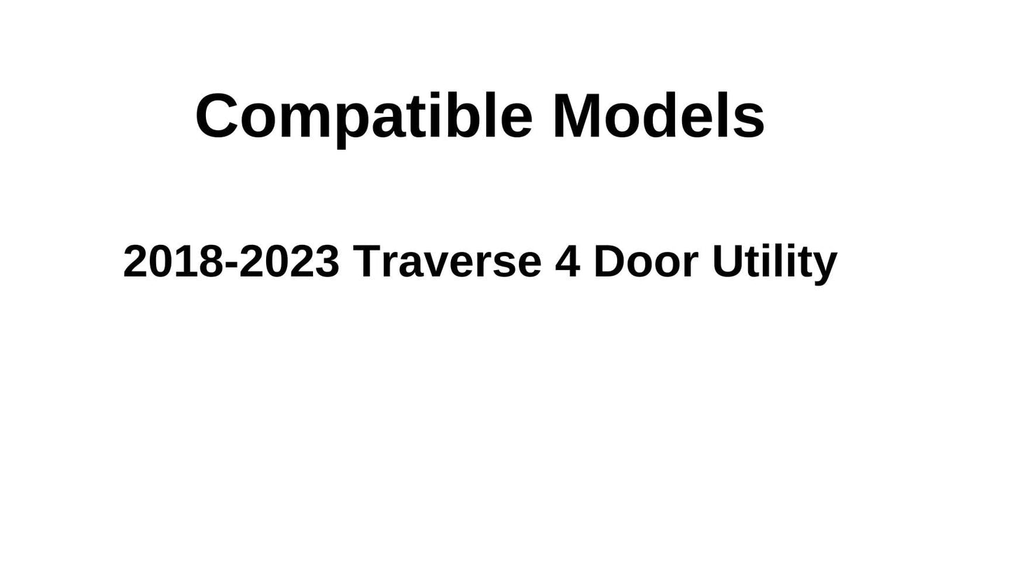 Passenger Right Side Front Door Window Door Glass Compatible with Chevrolet Traverse 2018-2023 Models