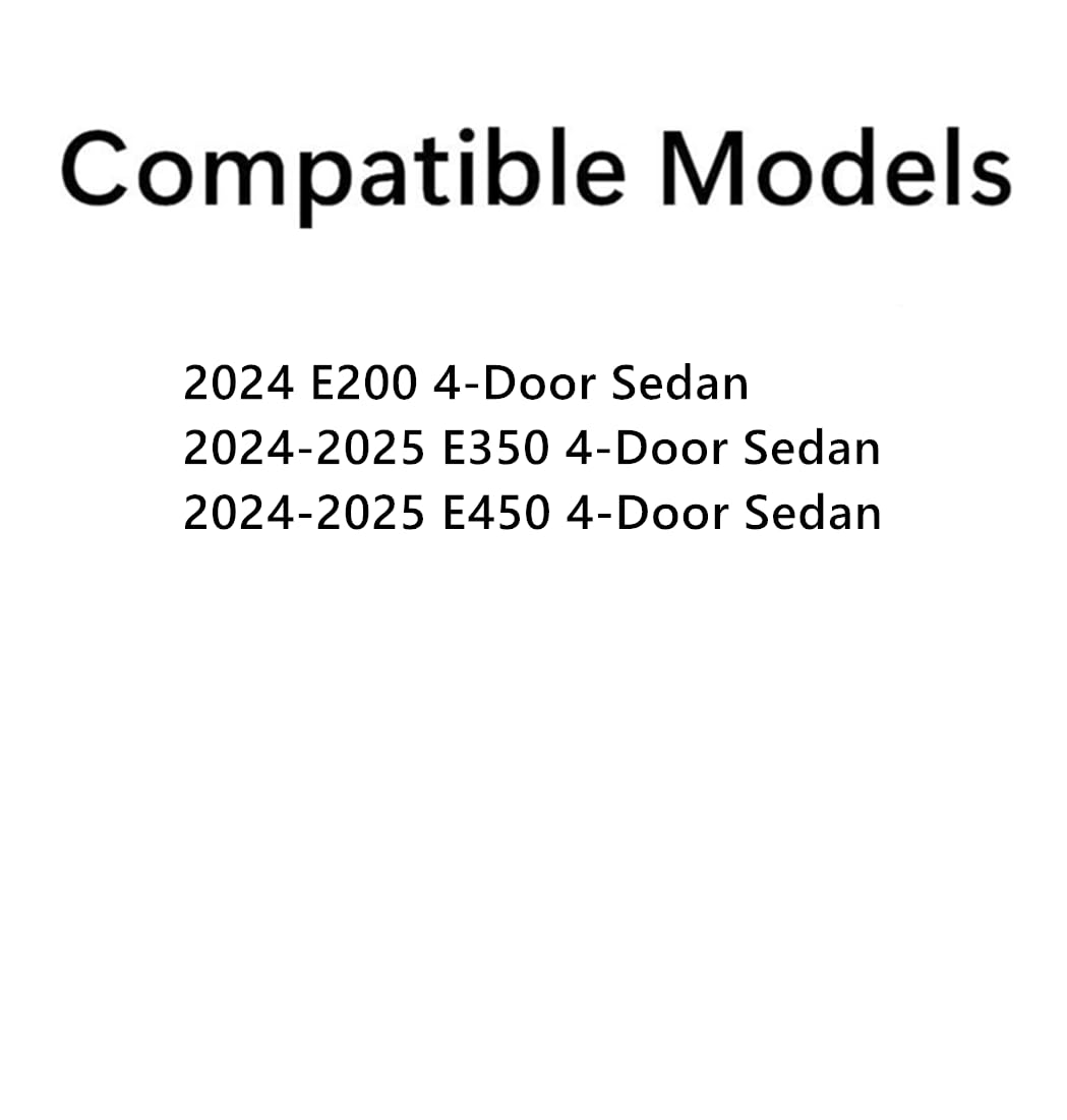 Heated Rear Back Window Back Glass Compatible with Mercedes Benz E-Class E200 E350 E450 4-Door Sedan 2024-2025 Models