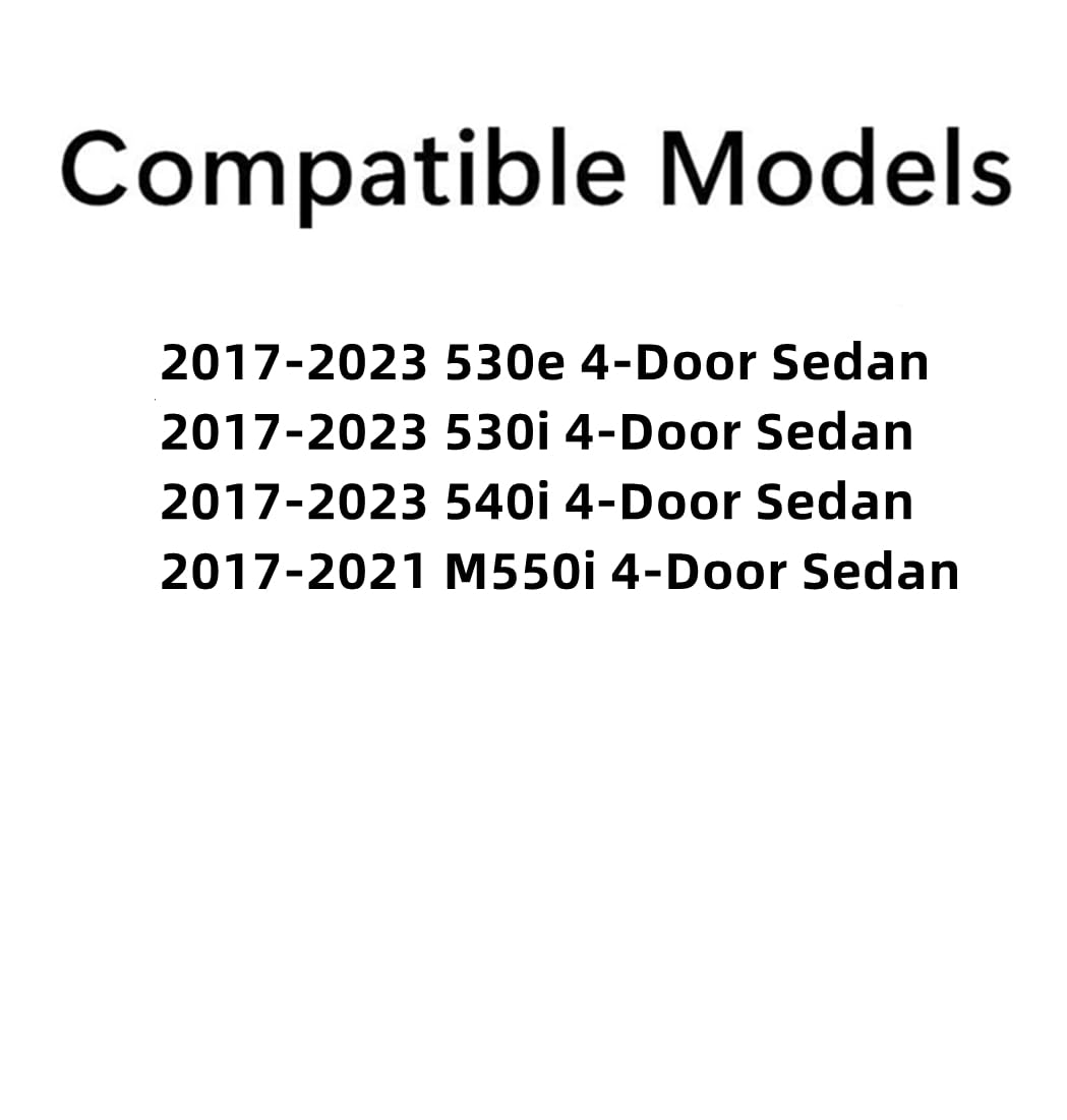 Passenger Right Side Front Door Window Door Glass Compatible with BMW 530e / 530i / 540i / M550i 4 Door Sedan 2017-2023 Models