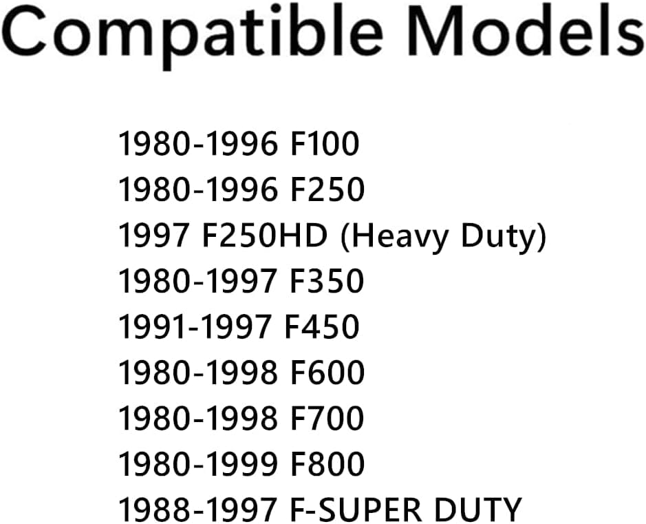 Privacy With Gasket Included Stationary Back Window Back Glass Compatible with F-Super Duty F250HD(Heavy Duty) F350 F450 1980-1997/ F100 F150 F250 1980-1996 / F600 F700 F800 1980-1999 Models Pickup