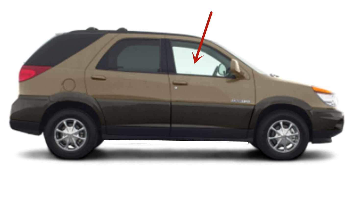 Passenger Right Side Front Door Window Door Glass Compatible with Buick Rendezvous 2002-2005 Models