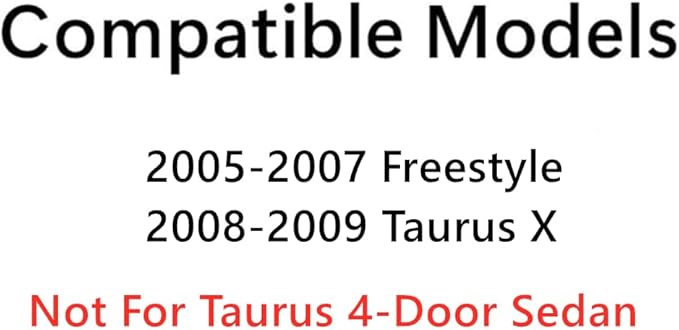 Passenger Right Side Rear Vent Window Vent Glass Compatible with Ford Freestyle/Taurus X 2005-2009 Models