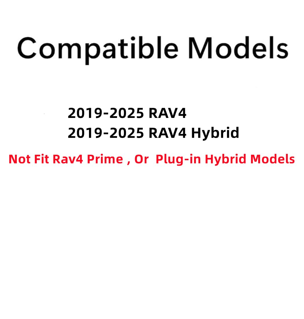 Driver Left Side Front Door Window Door Glass Compatible with Toyota RAV4 / RAV4 Hybrid 2019-2025 Models ( Not Fit Rav4 Prime Or Plug-in Hybrid )