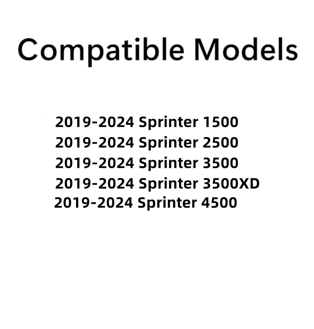 Passenger Right Side Front Door Window Door Glass Compatible with Mercedes Benz Sprinter 1500 2500 3500 4500 2019-2024 Models