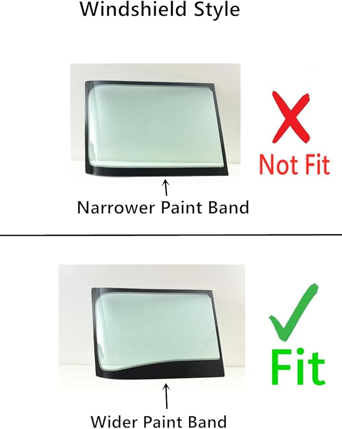 Laminated Passenger Right Side Front Windshield Window Glass Compatible with Freightliner Coronado Columbia 122SD 2012-2022 Models