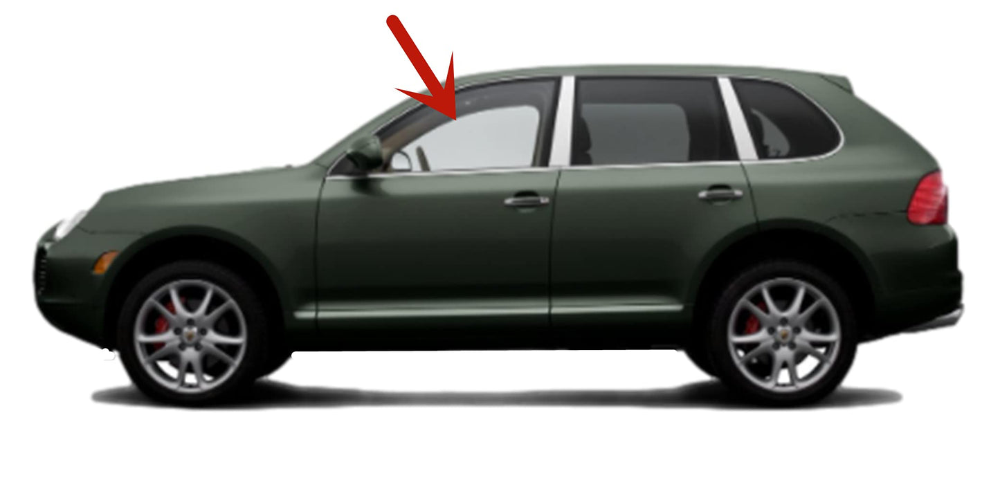 OEM Laminated Driver Left Side Front Door Window Door Glass Compatible with Porsche Cayenne 2004-2010 Models