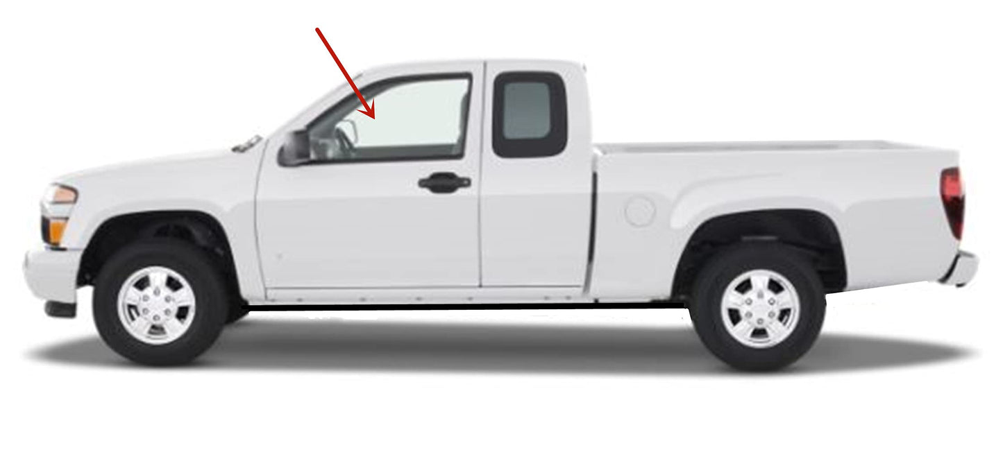 Driver Left Side Front Door Window Door Glass Compatible with Chevrolet Colorado/GMC Canyon 2004-2012 Models